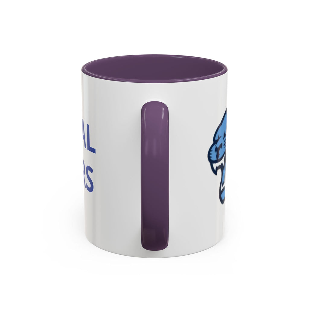 Memorial Panther Coffee Mug — Black Interior & Handle, Minimalist Animal Design (11/15 oz)