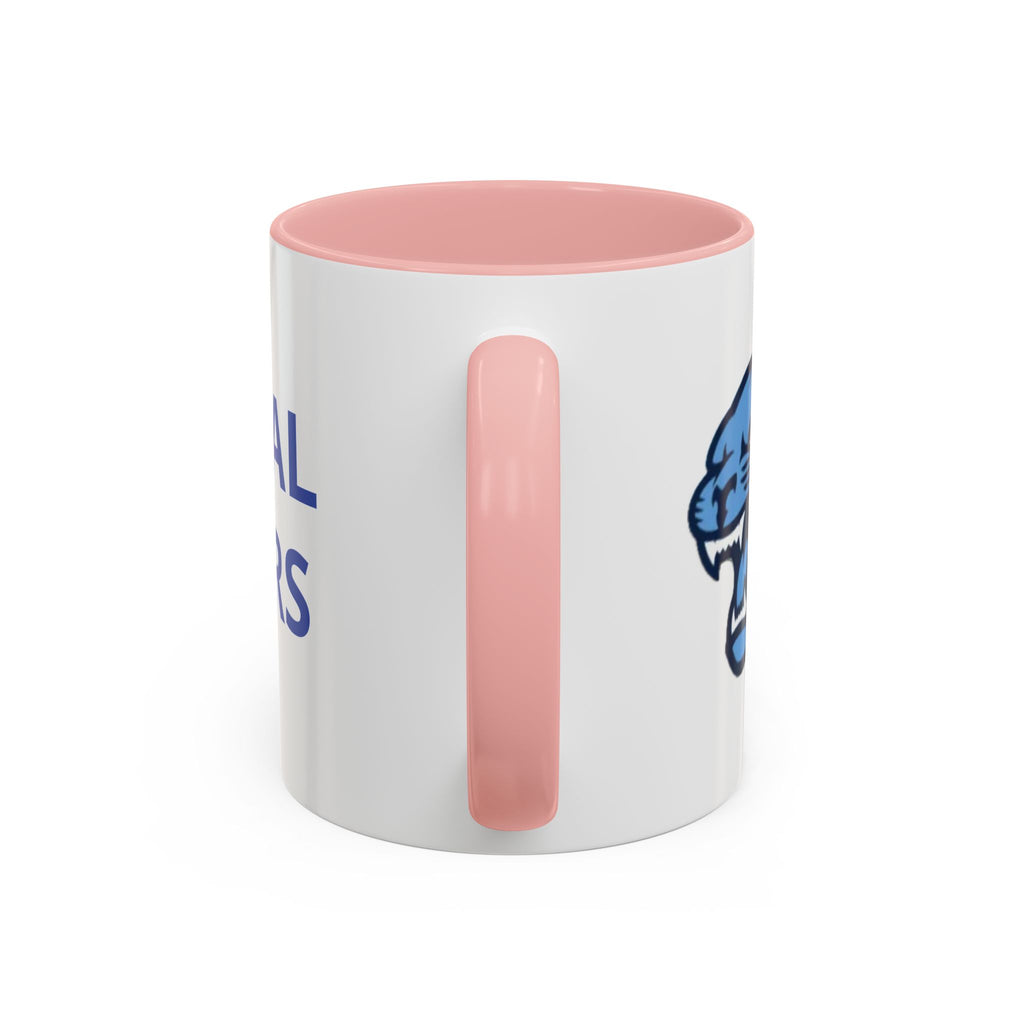 Memorial Panther Coffee Mug — Black Interior & Handle, Minimalist Animal Design (11/15 oz)